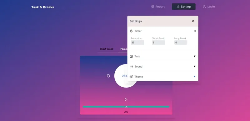 Task+Breaks screenshot