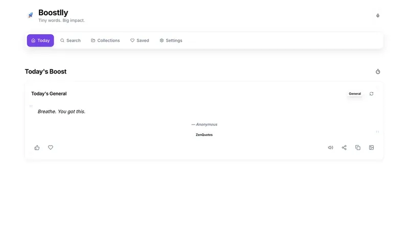 Boostlly (beta, limited features) screenshot